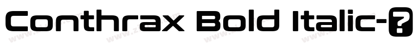 Conthrax Bold Italic字体转换 Conthrax Bold Italic字体转换